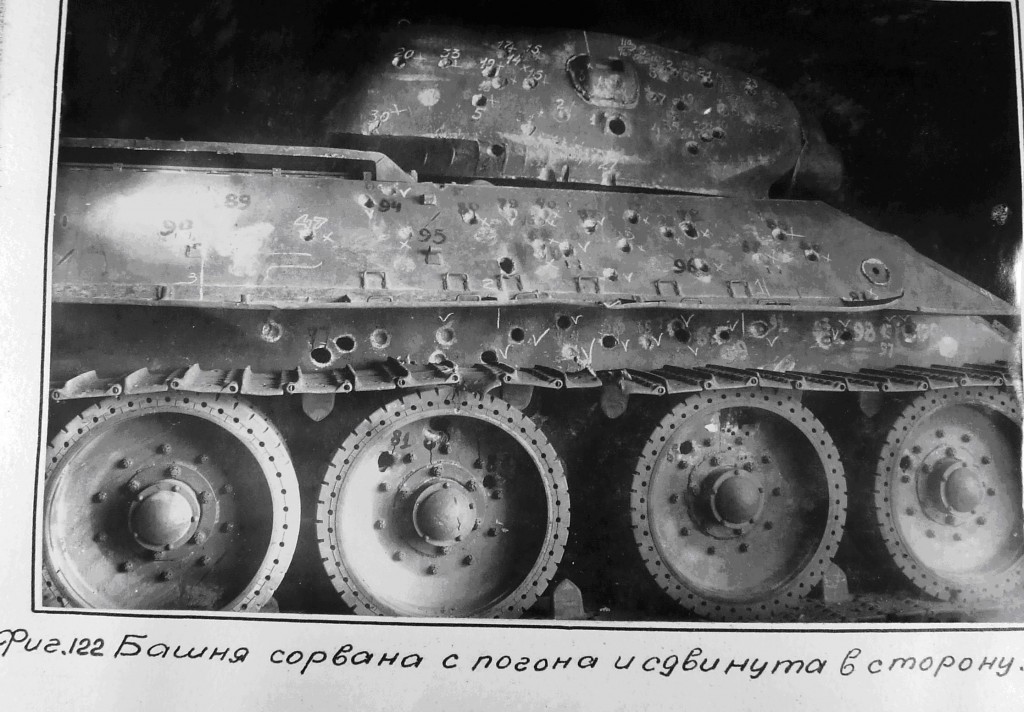 shot up T-34
