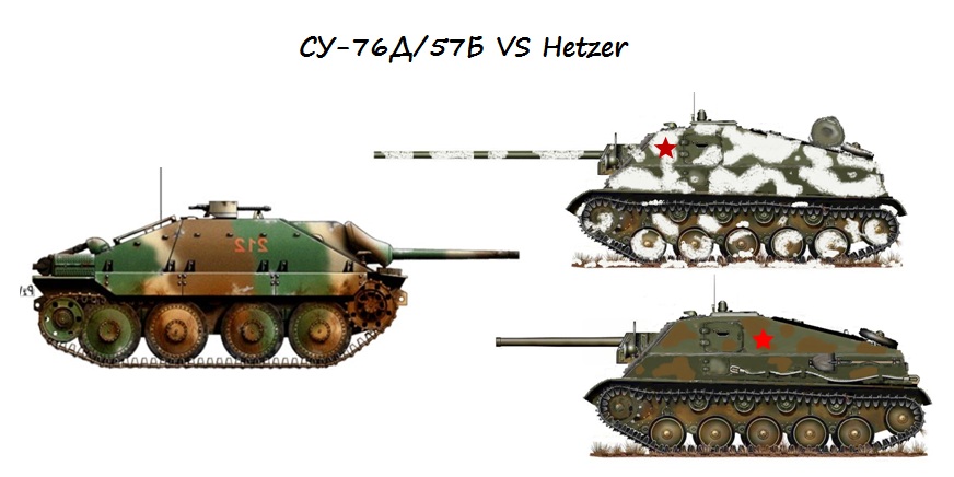 -76 vs Hetzer